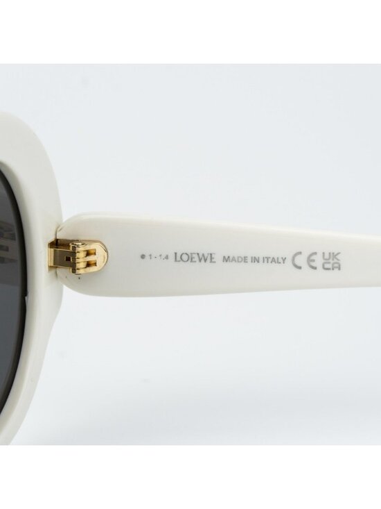 Loewe Women Sunglasses Ivory Grey Round LW40135F 25A NEW AUTHENTIC main image 6